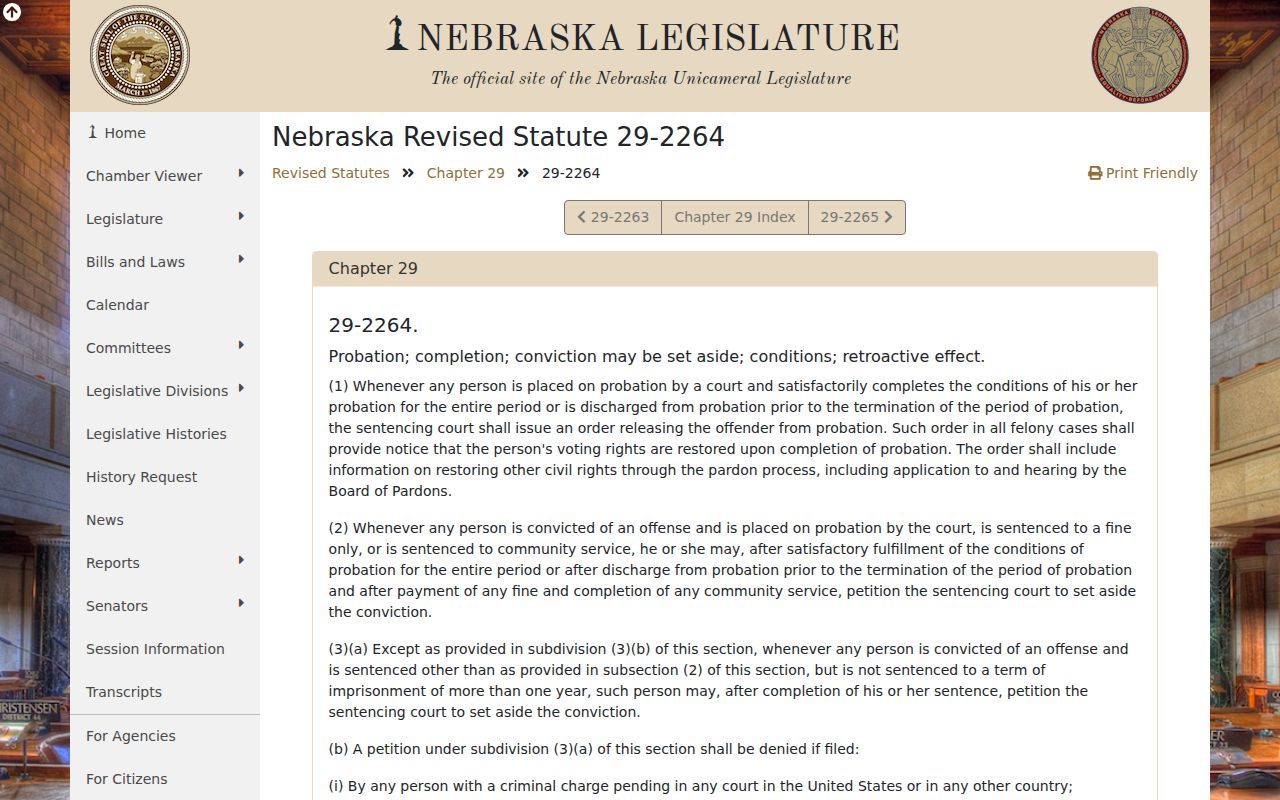 Springview criminal conviction set-aside statute